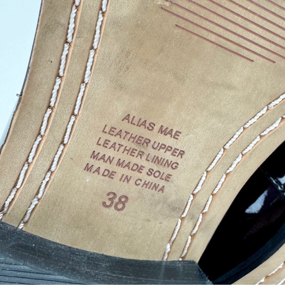 Alias Mae Black Patent Leather Loafers - Picture 7 of 9